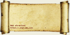 Alimpije Starčević vizit kartica